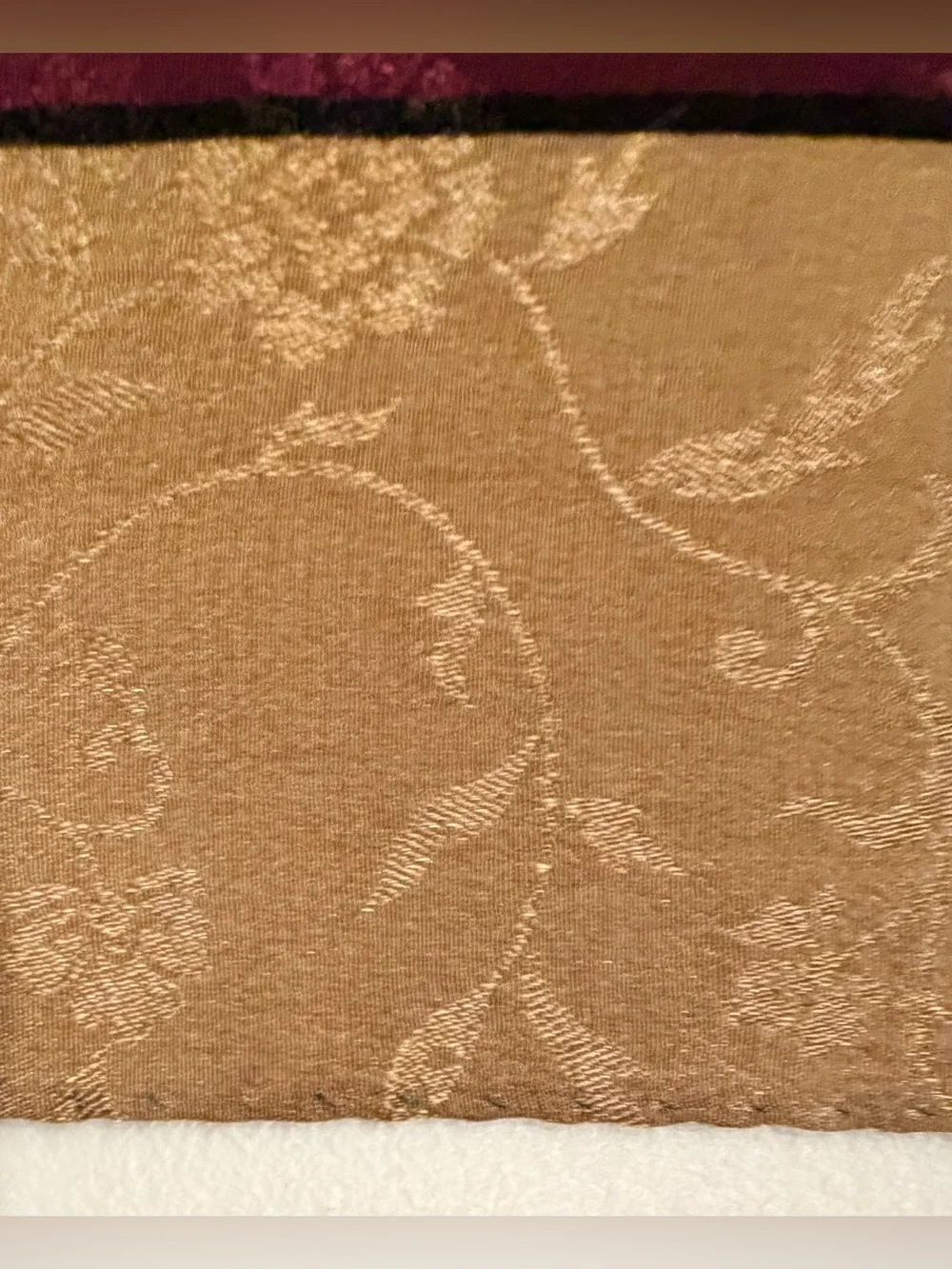 VINTAGE: Oscar de la Renta | ladies floral print square silk scarf